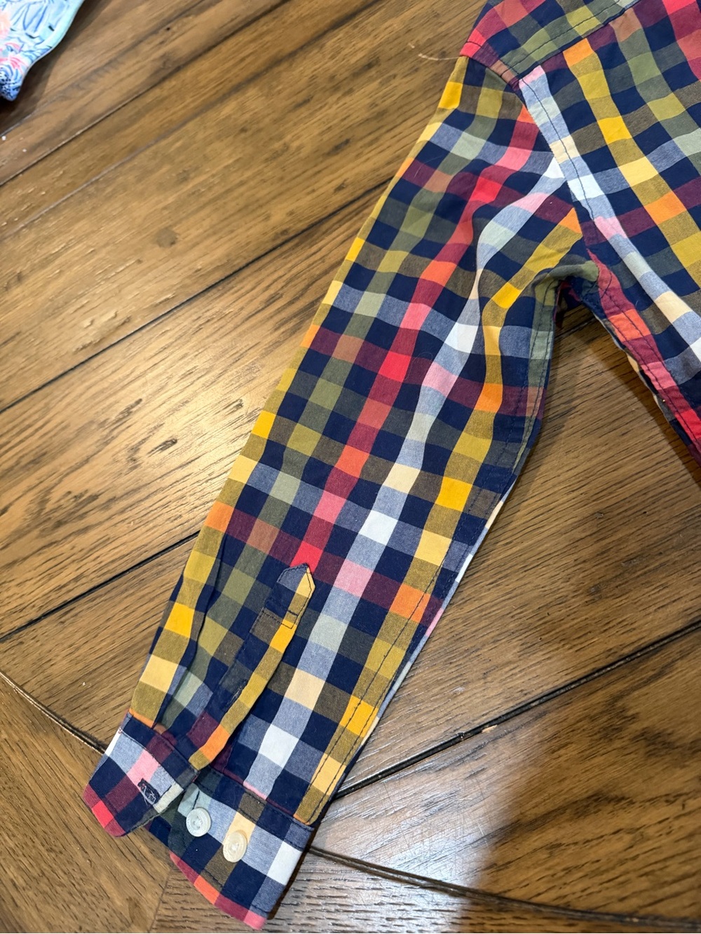 Ralph Lauren Kids Plaid Button-Down Shirt - Multicolor - Picture 9 of 10